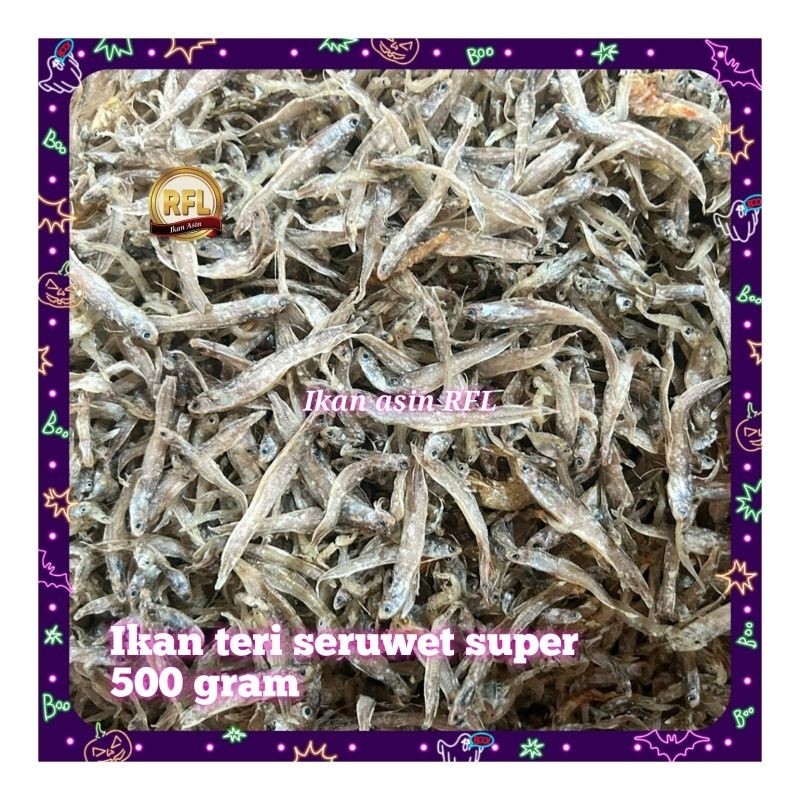 

Terlaris! Ikan Teri Seruwet Super gram