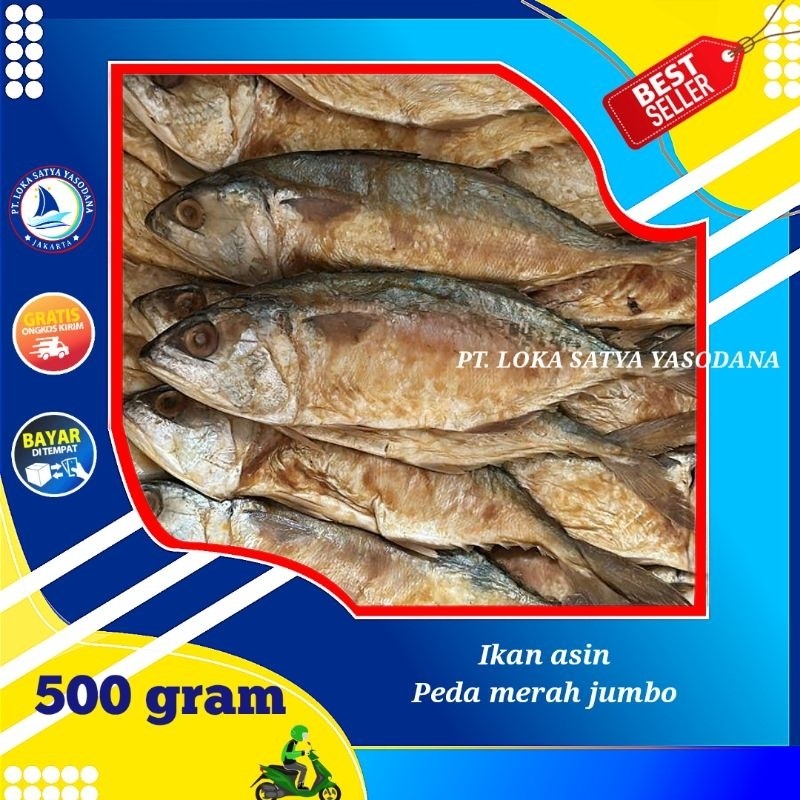 

Terlaris! Ikan Asin Peda Merah Jumbo gram