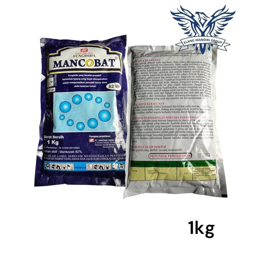 Mancobat 1kg Fungisida Mankozeb 82% Mengendalikan Penyakit Hawar Daun