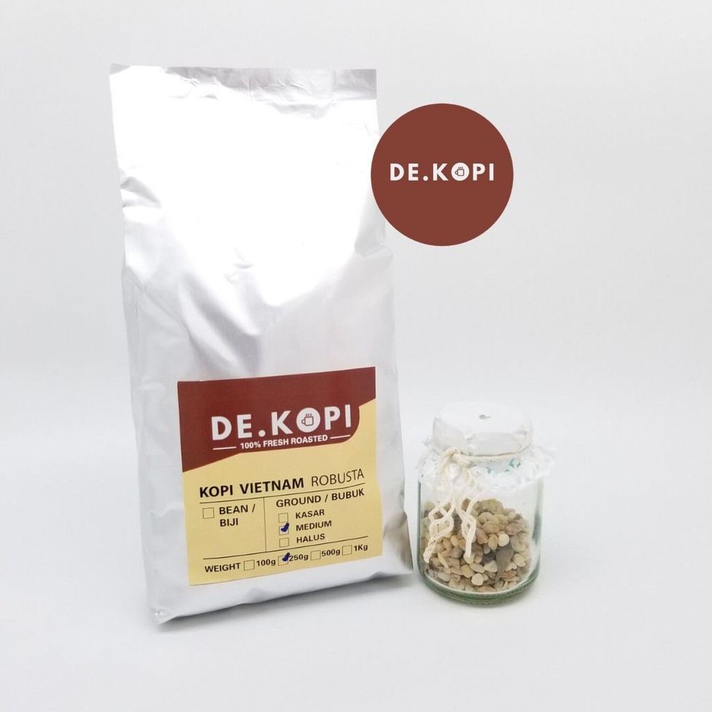 

PROMO Kopi Bubuk Vietnam Robusta 250 gr Biji Terbaik Sangrai Terenak Jamin Fresh Aroma i Semerbak