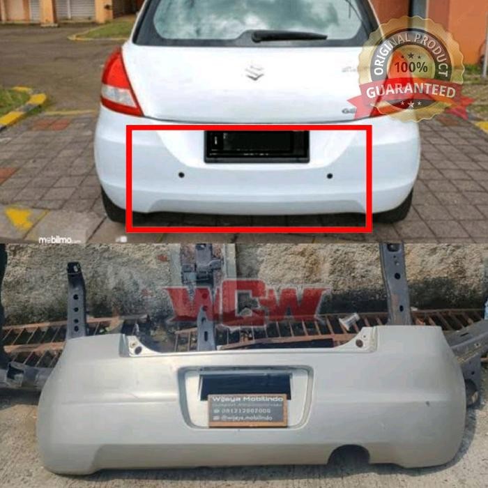 bumper bemper belakang suzuki Swift lama 2008 2009 2010 2011 original copotam