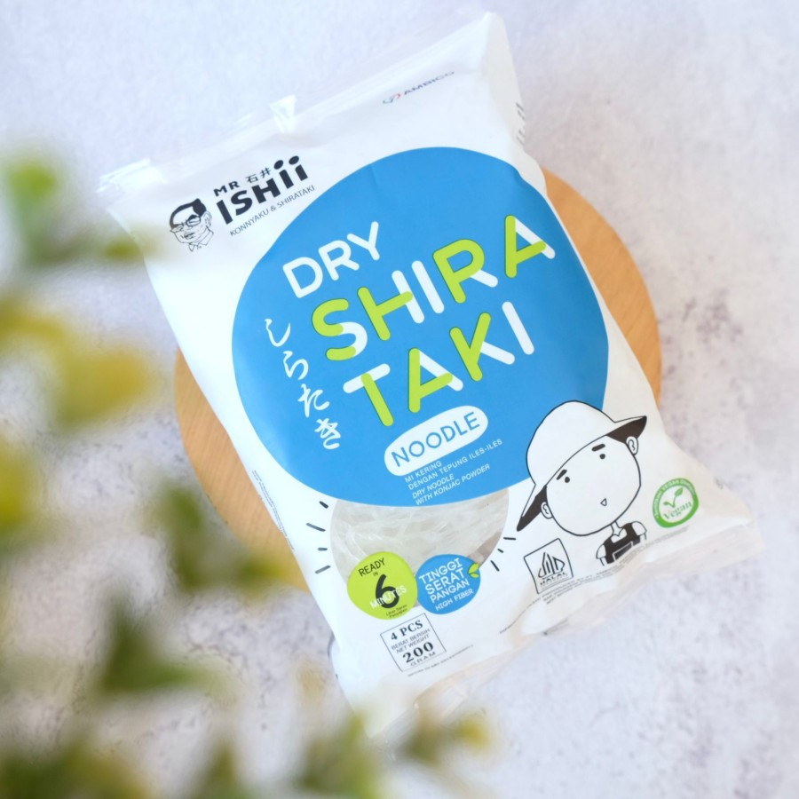 

Terlaris! Mie Shirataki Kering - Dry Shirataki 200gr isi 4 lembar mie untuk Keto, DEBM, CEBM.