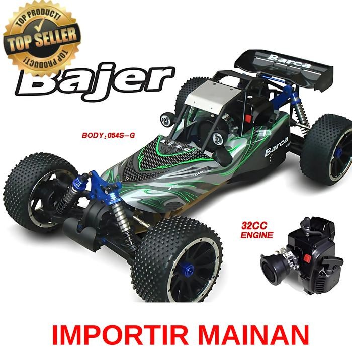 PROMO RC CAR BUGGY GASOLINE PAKAI BENSIN HSP BAJER 94054S ENGINE 32CC 2TAK SKALA 1:5 PACKING AMAN