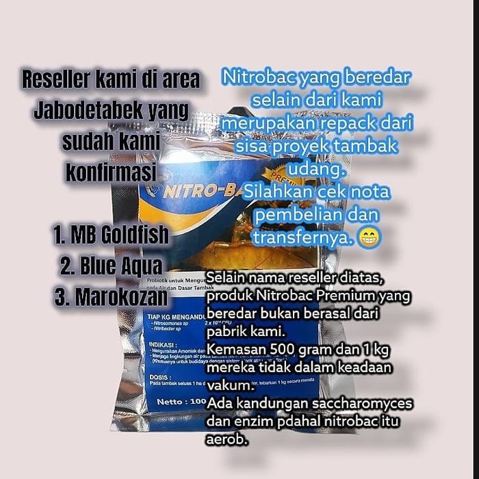 PROBIOTIK NITROBACTER NITROBAC PREMIUM