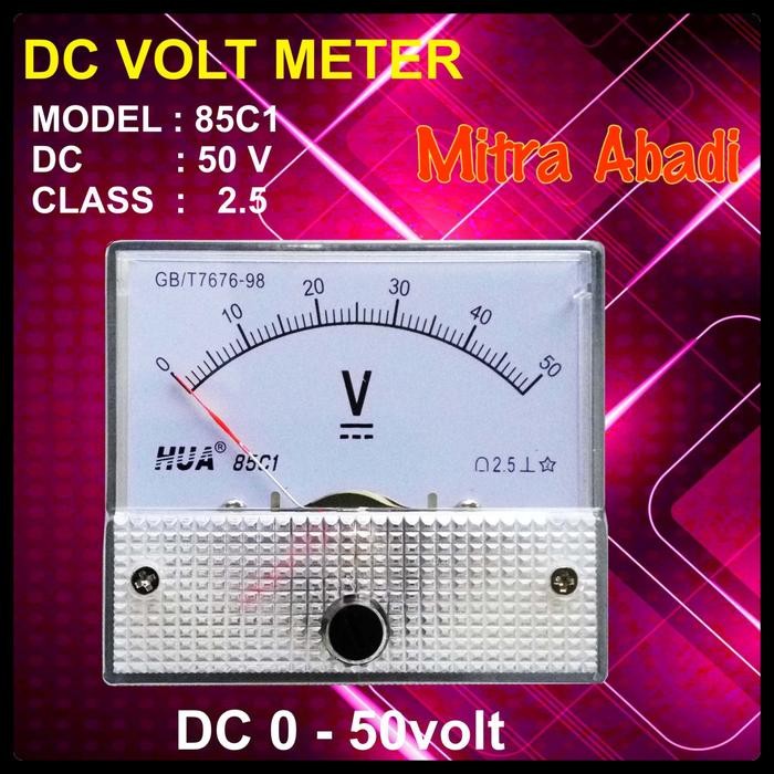 Voltmeter ANALOG DC 50V