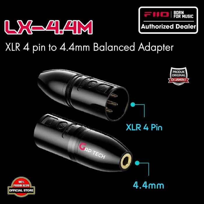 FIIO LX-4.4M / LX 4.4M / LX 4.4MM XLR 4 PIN TO 4.4MM BALANCE ADAPTER