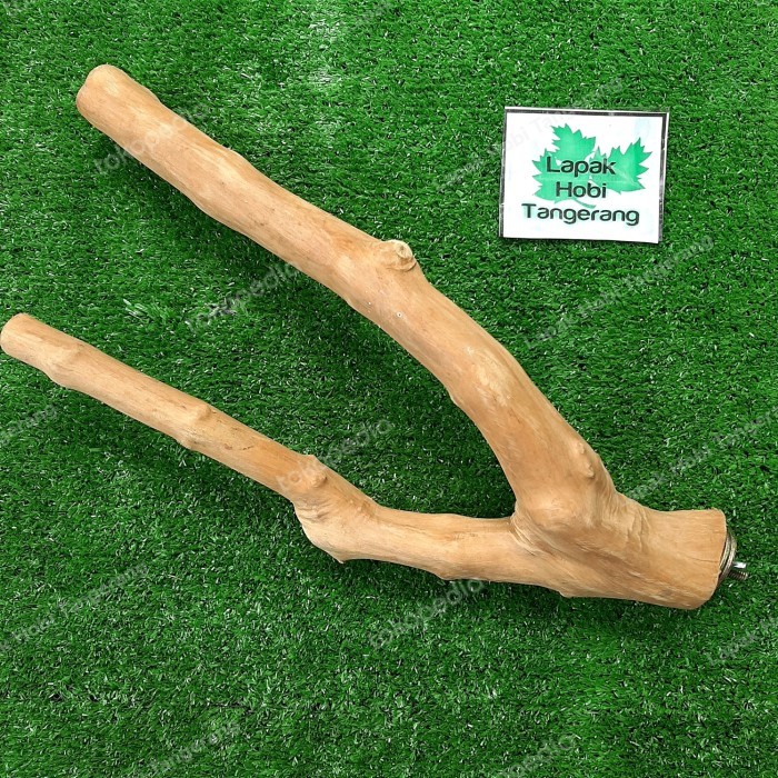 TANGKRINGAN KANDANG PARROT KAYU KOPI