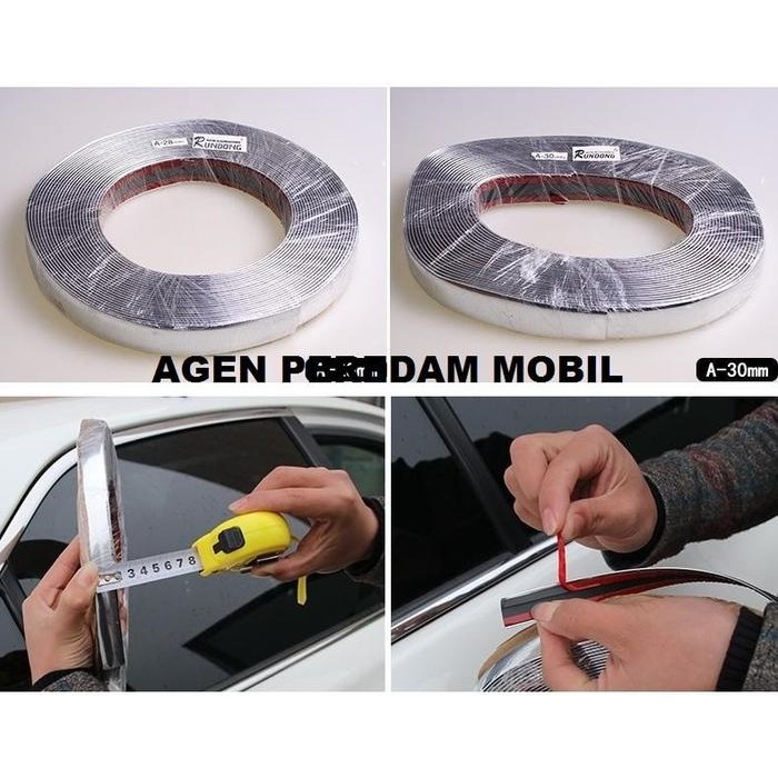 Lis Crome, List Crome, List Body Mobil, Lis Body Mobil, Lis Kaca Mobil