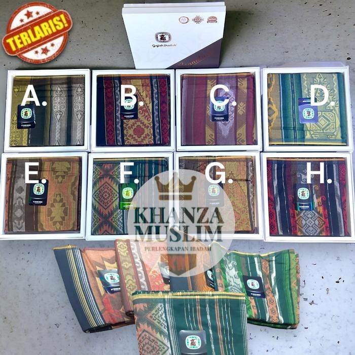 Sarung Tenun Gajah Duduk Sighnature Premium Muslim Dewasa Motif Kain Pria
