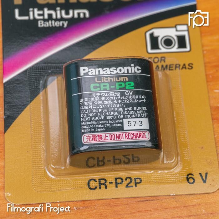 BATERAI PANASONIC CRP2 CR-P2 CR P2 PHOTO LITHIUM BATTERY - UNTUK KAMERA ANALOG