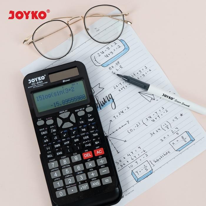 

Joyko Scientific Calculator Kalkulator Ilmiah Joyko Matematika Cc-29A