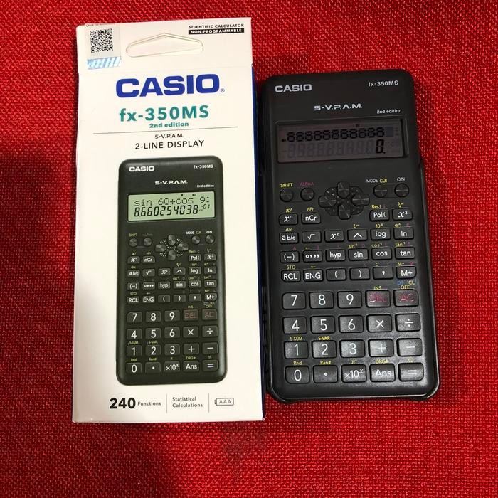 

Kalkulator Casio Fx 350Ms 2Nd Edition 2Line Display
