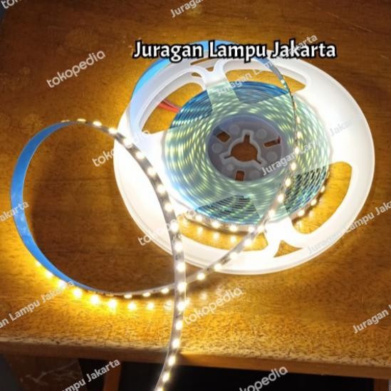 Lampu Led Strip Natural White 4000K 12 Volt 120 Led 2835 Strip 4000K