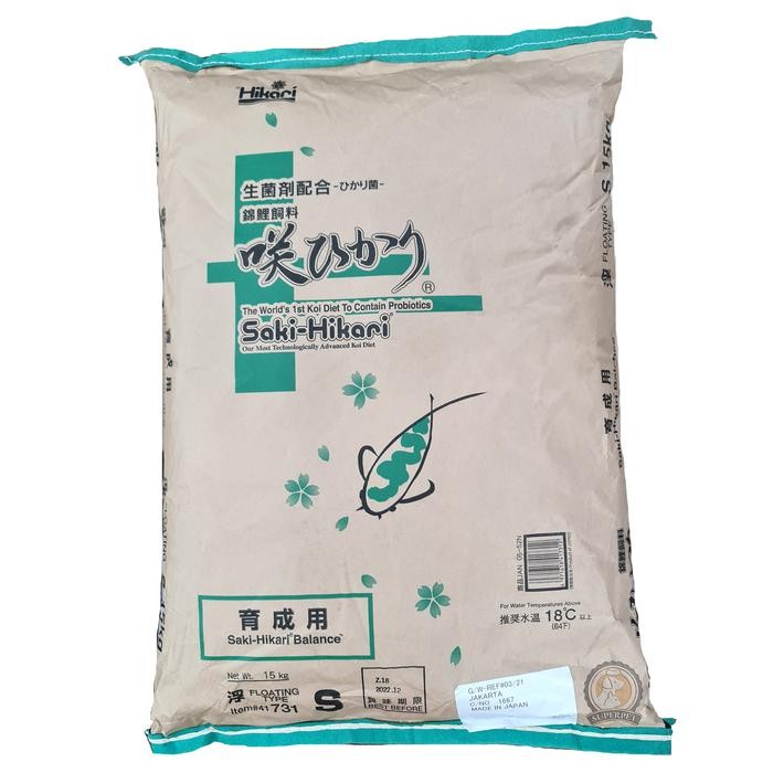 Saki Hikari Balance 15 kg Floating. Makanan Utama Koi buat Profesional