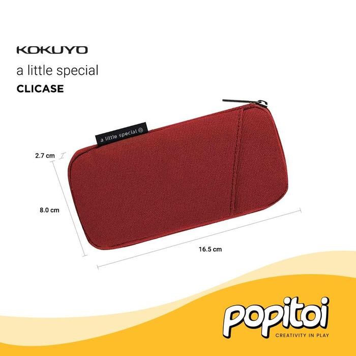 

KOKUYO CLICASE CLIP ON RETRO PENCIL CASE KOTAK TEMPAT PENSIL PEN