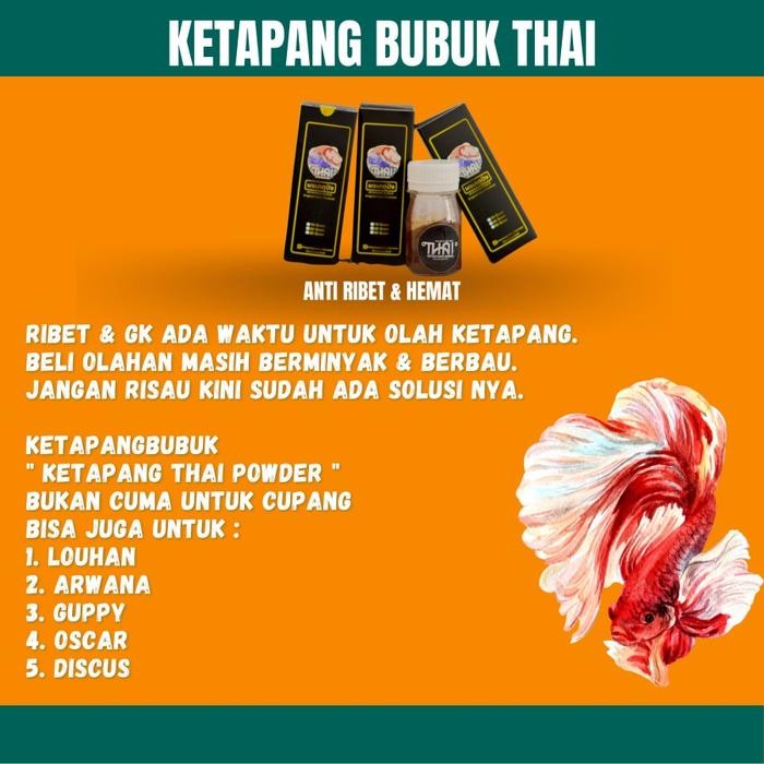 KETAPANG BUBUK THAI - EKSTRAK DAUN KETABU SUPER PEKAT (ORI THAILAND)