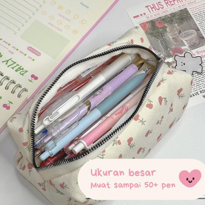 

MISMI AERA PENCIL CASE WANITA STYLISH FLOWER PATTERN KOTAK PENSIL SEKOLAH PEREMPUAN TRENDY - PC9A