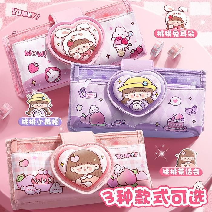

KOTAK PENSIL ANAK PEREMPUAN LUCU / POUCH MAKE UP / TEMPAT PENSIL ANAK