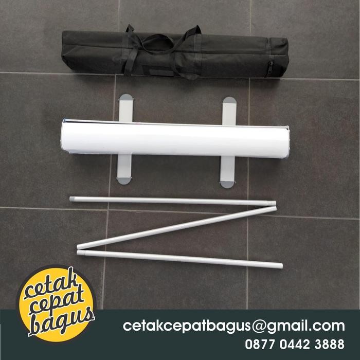 

Roll Up Banner Kaki Stainless 60 X 160 Cm Rangka Saja Termurah
