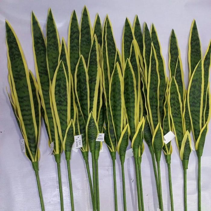 Daun Lidah Mertua Latex Artificial