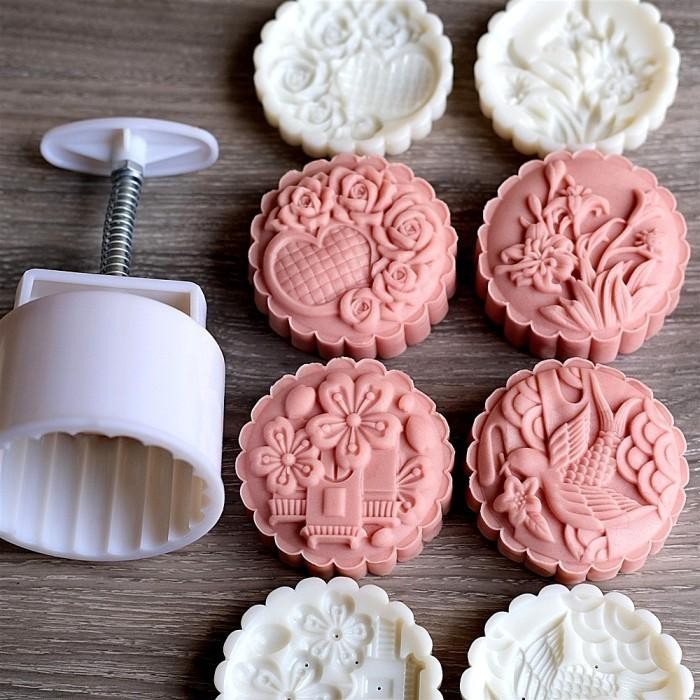 Cetakan Mooncake 150gr-200gr cetakan kue bulan 150g cetakan kue bulan 200g
