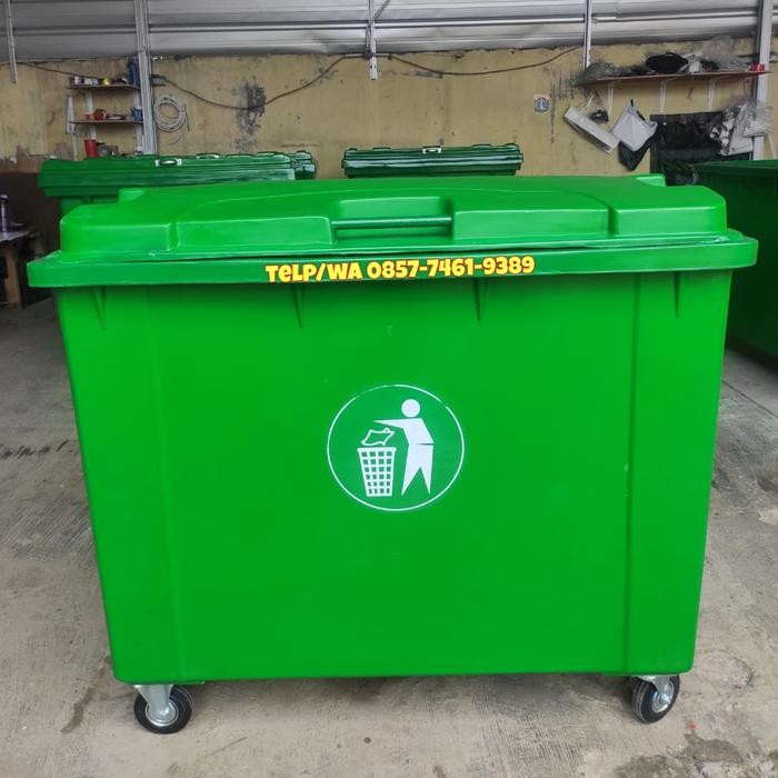 TEMPAT SAMPAH BESAR-TONG SAMPAH BESAR-BAK SAMPAH BESAR FIBER 660 LITER