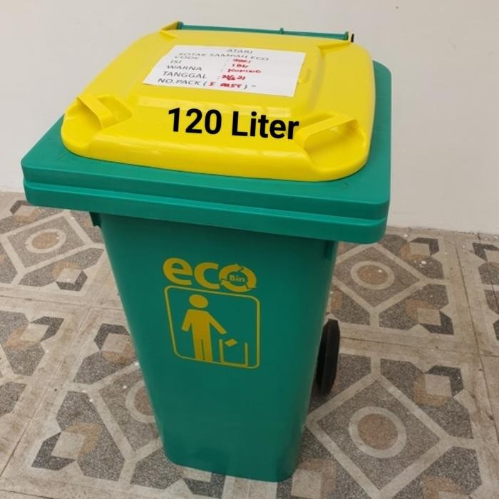 TONG SAMPAH BESAR RODA 120 liter TEBAL/TEMPAT SAMPAH RODA 120 liter