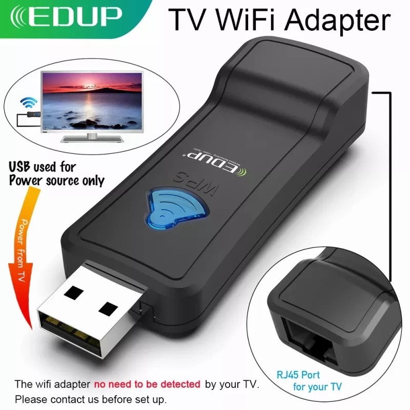 300Mbps  Wireless USB Universal  Smart TV Wifi Repeater Adapter TV
