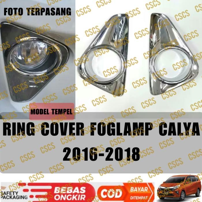 Cover Ring Fog Lamp Calya 2016 2018 Foglamp Chrome
