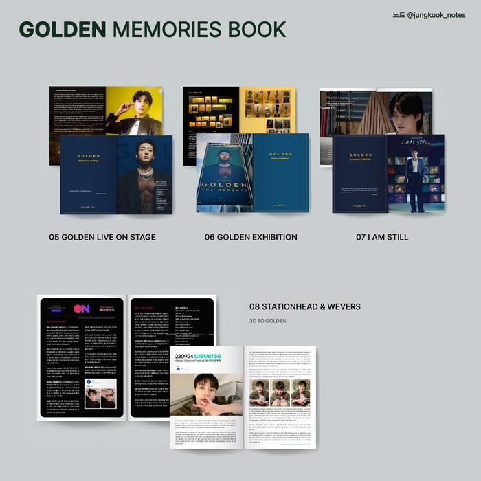 Po Dp Official Fansite Korea Bts Jk Jungkook Golden Memories Photobook New