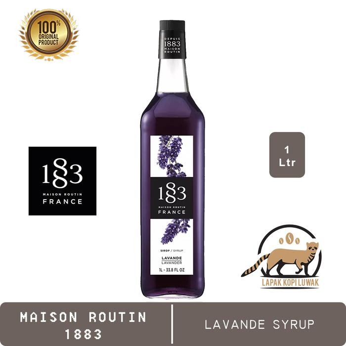 

Lavender Syrup merk 1883 Maison Routin