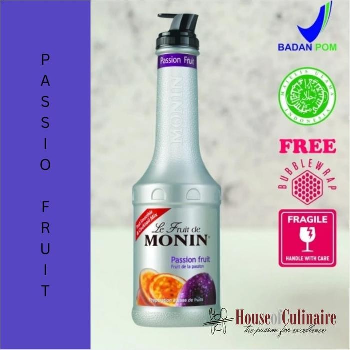

Monin Puree Fruit Mix Passion Fruit 1 Liter