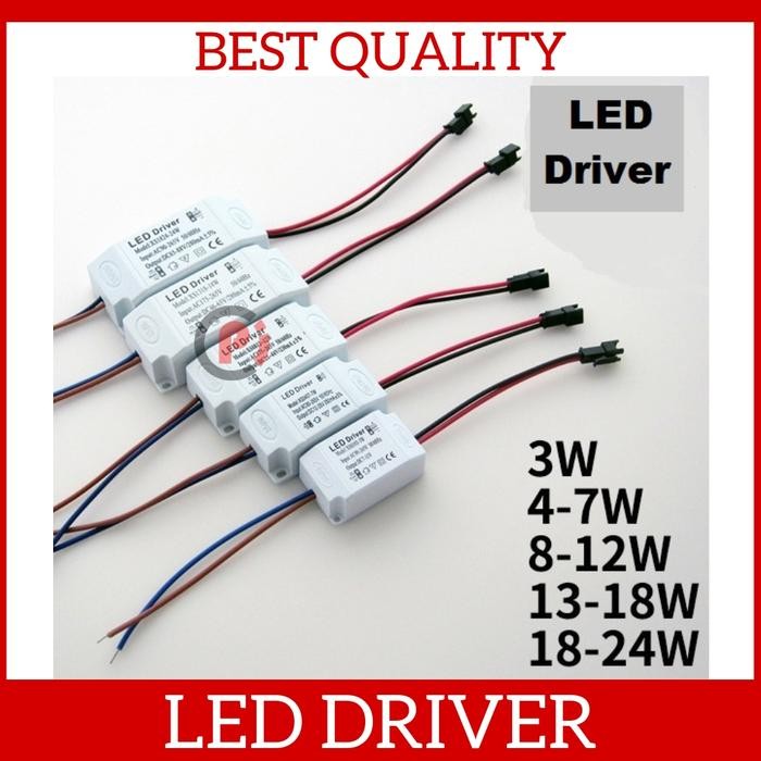 Led Driver High Power Led Hpl With Casing Dc Output 3W 7W 12W 18W 24W