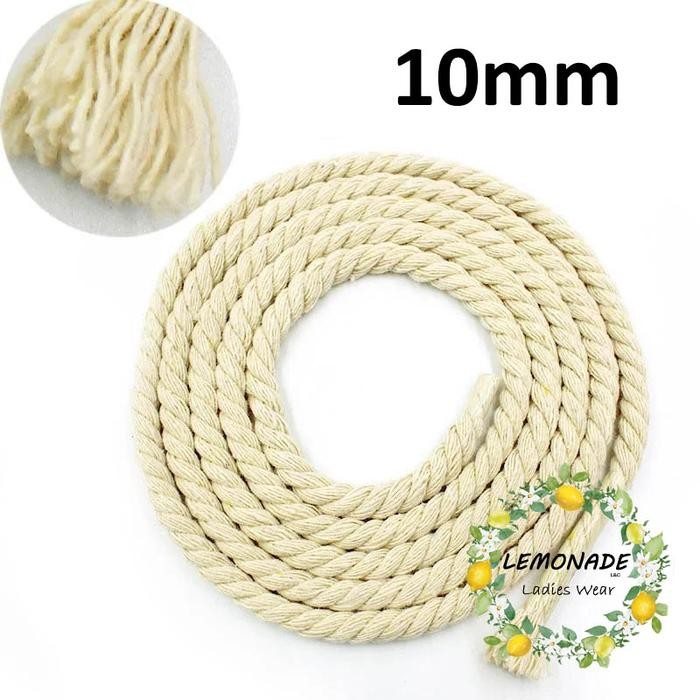 PREMIUM Tali tambang katun 10 mm meteran