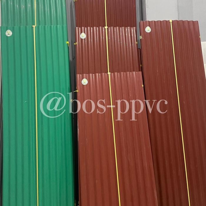 PREMIUM lembaran - gelombang asbes fiber atap plastik pp green roof multigreen
