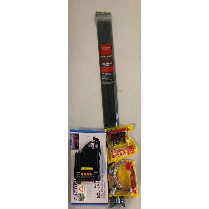 PAKET RADIO RIG MINI REDEL KOMPLIT 1 SET DUAL BAND TINGGAL PASANG