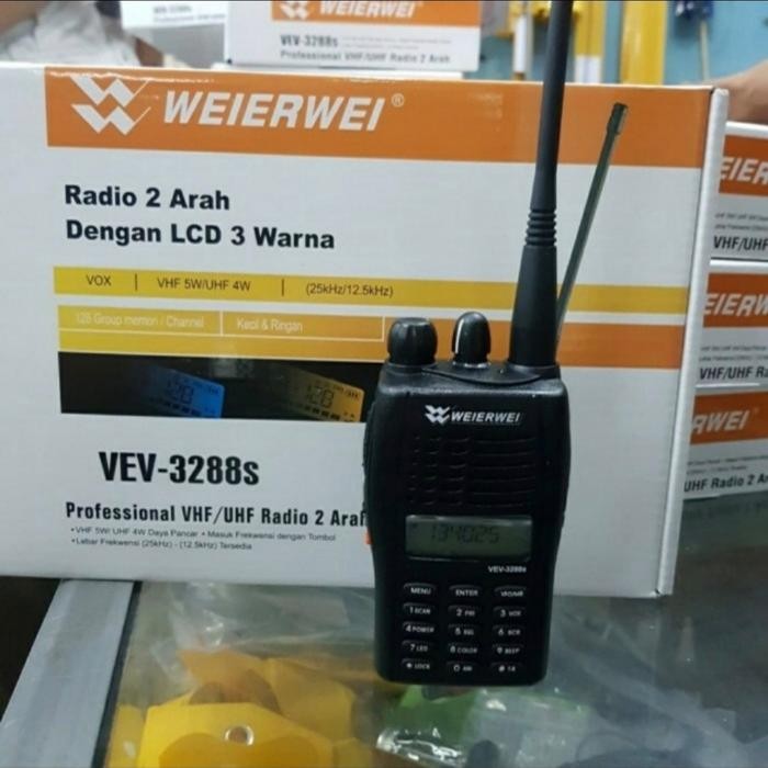 HT WEIRWEI 3288SUHF 350-390MHZ GARANSI WEIRWEI 3288S 350MHZ