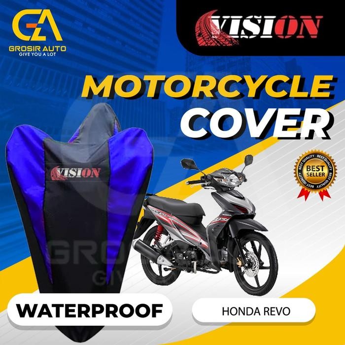 PREMIUM Sarung Motor REVO Waterproof Vision / Cover Selimut Penutup Sarung Mantel Motor Vision