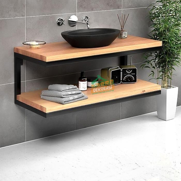 PREMIUM Rak Wastafel - Dudukan Wastafel - Rak Sabun - Rak Kamar Mandi