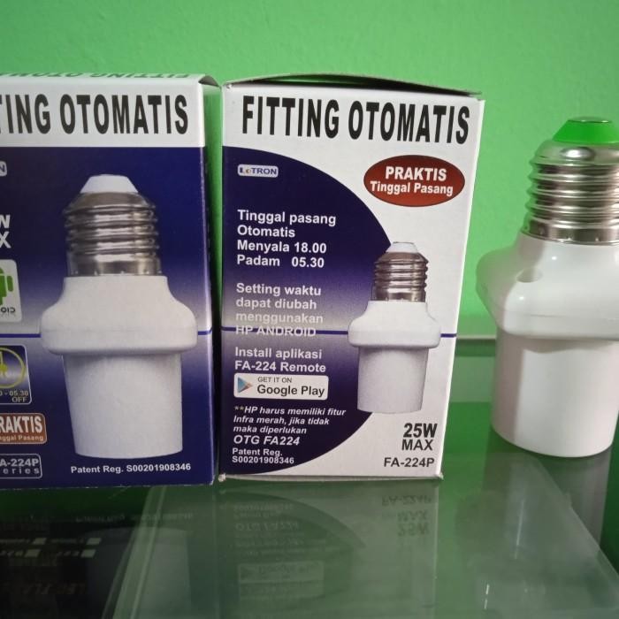 PREMIUM Fitting fiting otomatis timer lampu
