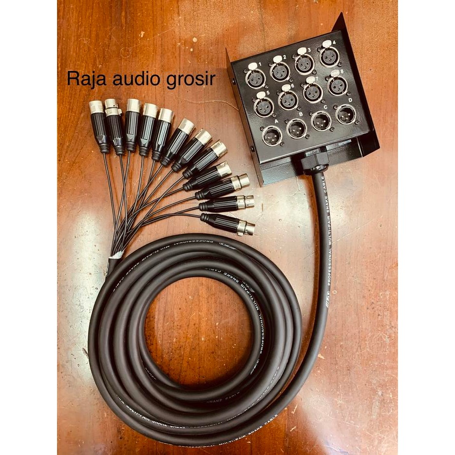 Snake Kabel 8 In 4 Out 8 Meter . Snake Kabel 8 Input 4 Output 8 Meter