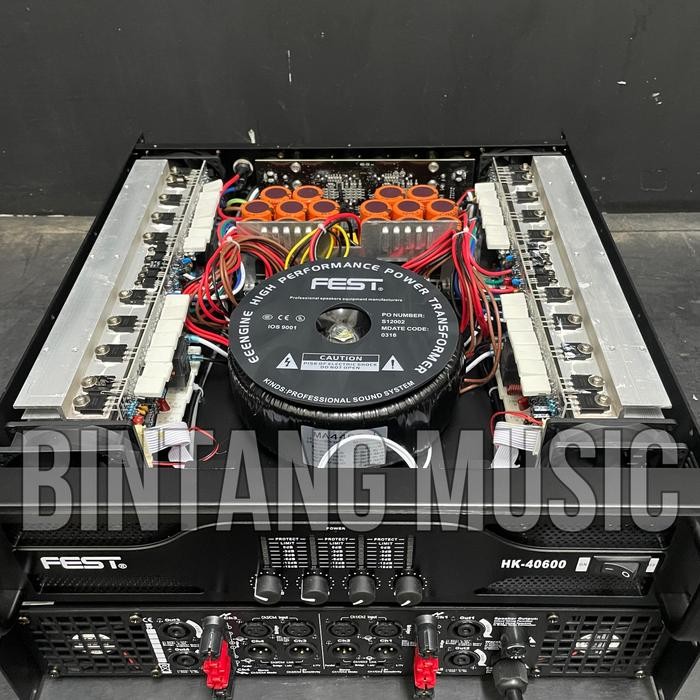 Power Amplifier Fest Hk 40600 4 Annel Fest Hk40600