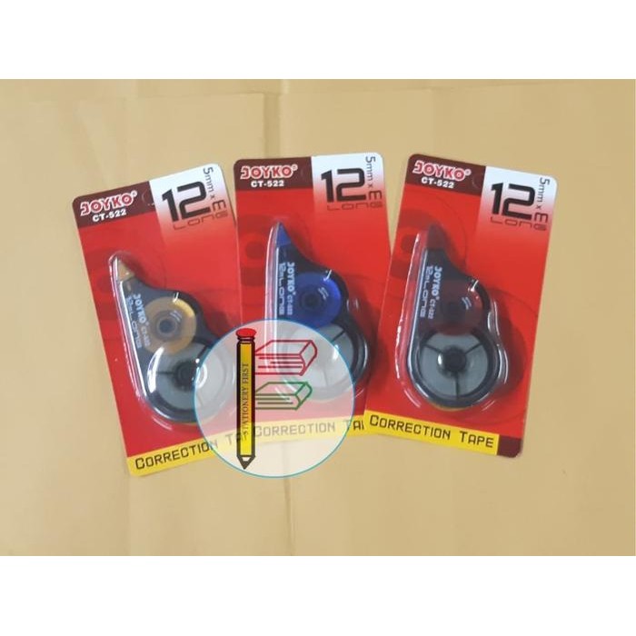 

correction tape joyko ct-522 12m grosir kode 1121