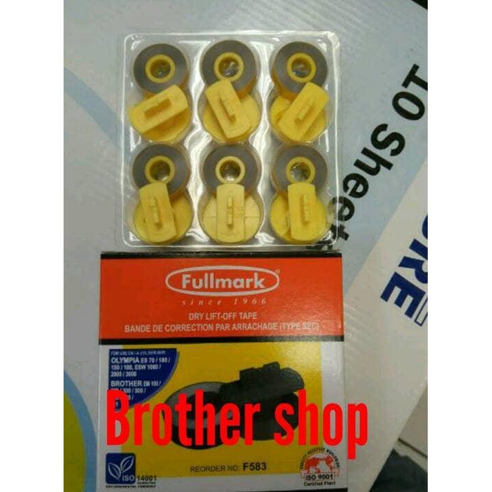 

corection tape mesin tik brother gx 6750 8250 kode 1402