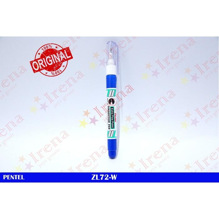 

pentel tip ex cair correction pen 4,2ml zl72-w extra fine kode 84