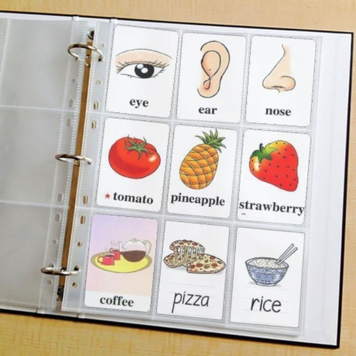 

9 POCKETS A4 BINDER SLEEVE 10PCS A4 CLEAR COLLECTION ALBUM PAGES KODE 92