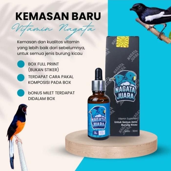 NAGATA JUARA burung biasa jadi juara / Vitamin burung NAGATA JUARA