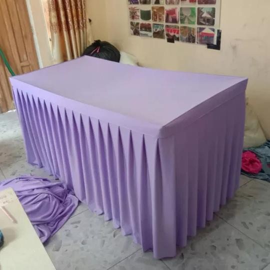 Cover Meja Prasmanan 180X60X75