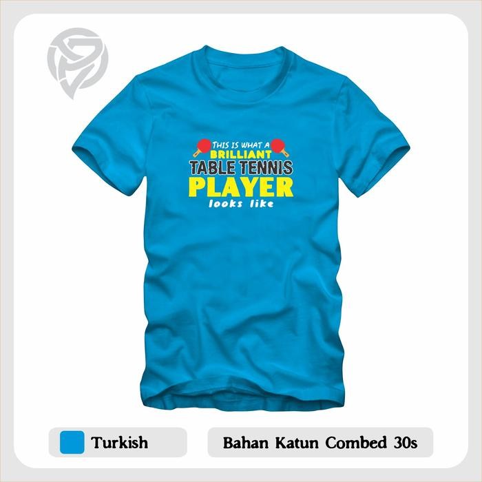 Terbaru Kaos Tenis Meja Katun Original Pingpong Unisex