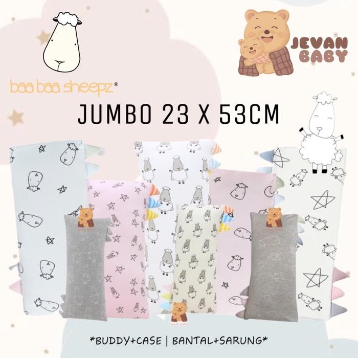 Baabaasheepz Bedtime Buddy Jumbo - Guling Bayi & Anak